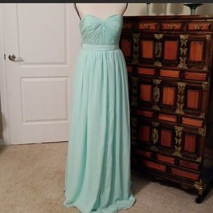 Mint Green Chiffon Dress